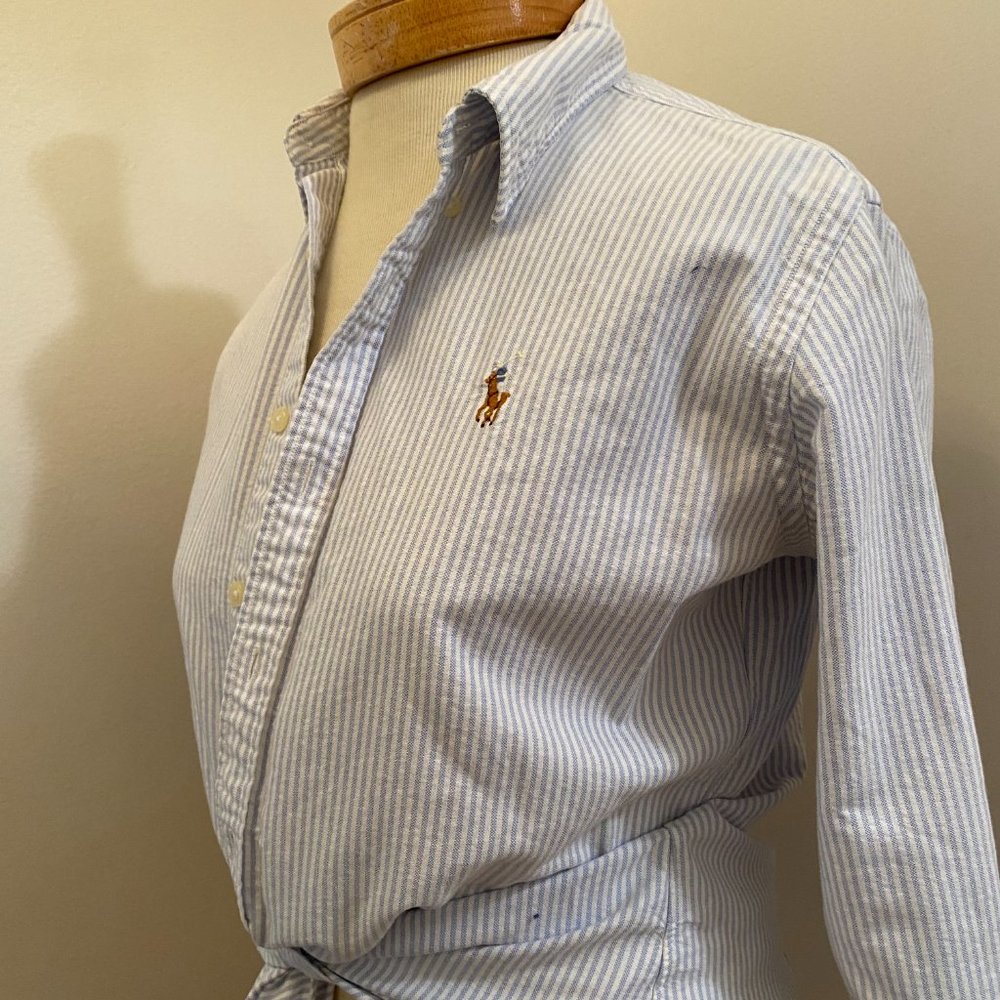 Ralph Lauren Polo cotton stripe menswear shirt